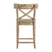 (D680-22) Callista- 24'' Counter Stool- Beach/Natural - Venta Furnishings (San Antonio,TX)