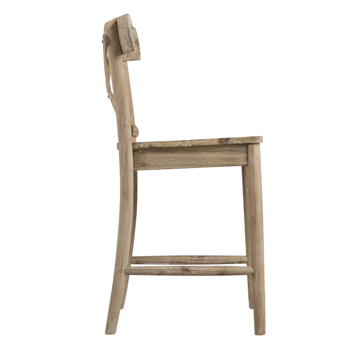(D680-22) Callista- 24'' Counter Stool- Beach/Natural - Venta Furnishings (San Antonio,TX)
