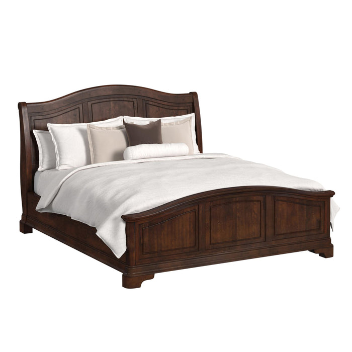 Cameron Cherry Panel Bed - Venta Furnishings (San Antonio,TX)