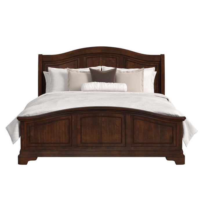 Cameron Cherry Panel Bed - Venta Furnishings (San Antonio,TX)