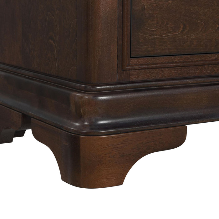 Cameron Cherry Sleigh Bedroom Set