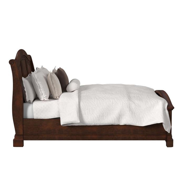 Cameron Cherry Panel Bed - Venta Furnishings (San Antonio,TX)