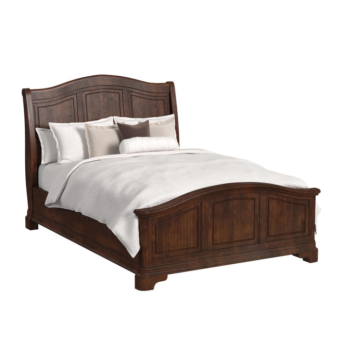 Cameron Cherry Panel Bed - Venta Furnishings (San Antonio,TX)