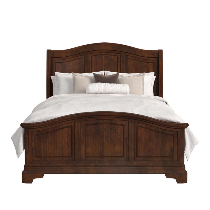 Cameron Cherry Panel Bed - Venta Furnishings (San Antonio,TX)