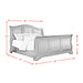 Cameron Cherry Sleigh Bed - Venta Furnishings (San Antonio,TX)