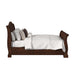 Cameron Cherry Sleigh Bed - Venta Furnishings (San Antonio,TX)
