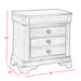 Cameron Nightstand - Venta Furnishings (San Antonio,TX)