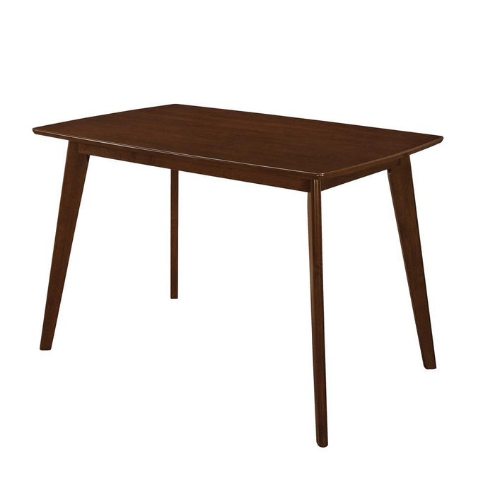 Kersey Dining Table with Angled Legs Chestnut - Venta Furnishings (San Antonio,TX)