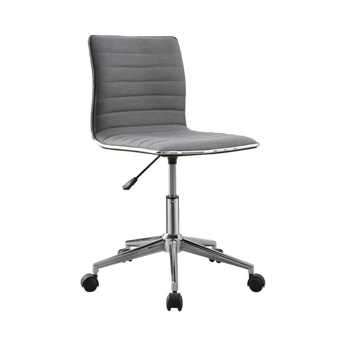 Chryses Adjustable Height Office Chair Grey and Chrome