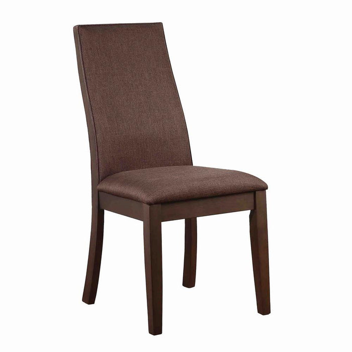 Spring Creek Upholstered Side Chairs Rich Cocoa Brown (Set of 2) - Venta Furnishings (San Antonio,TX)