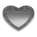 Aiko Heart Shape Wall Mirror Silver - Venta Furnishings (San Antonio,TX)