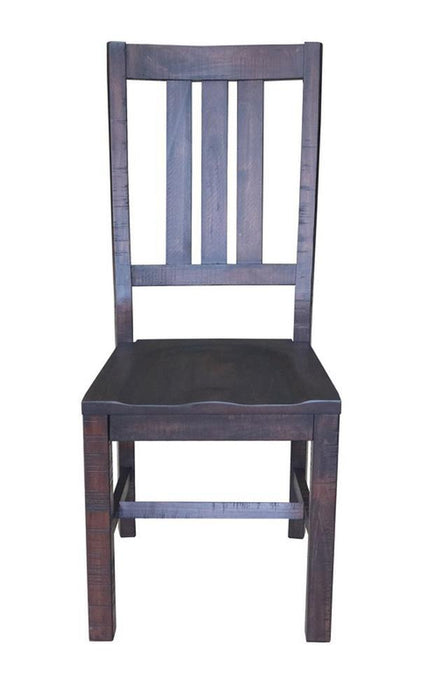 Calandra Slat Back Side Chairs Vintage Java (Set of 2) - Venta Furnishings (San Antonio,TX)