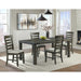 Colorado Dining Height Table Charcoal - Venta Furnishings (San Antonio,TX)