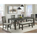 Colorado Dining Height Table Charcoal - Venta Furnishings (San Antonio,TX)