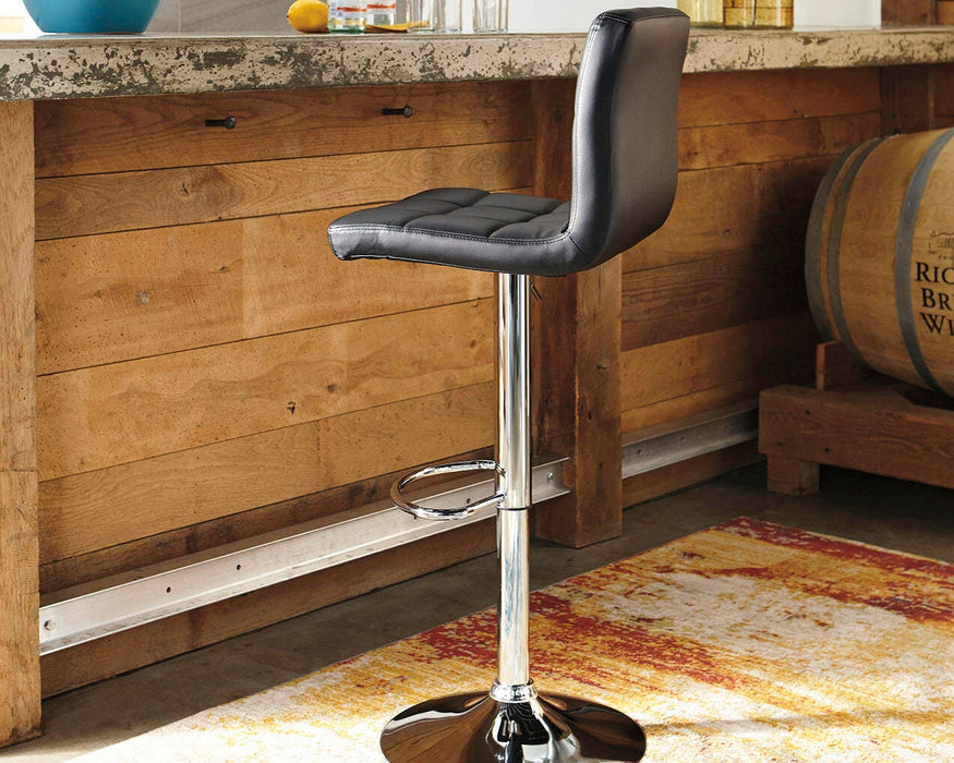 Bellatier Adjustable Height Bar Stool - Venta Furnishings (San Antonio,TX)