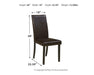 Kimonte Dining Chair Set - Venta Furnishings (San Antonio,TX)
