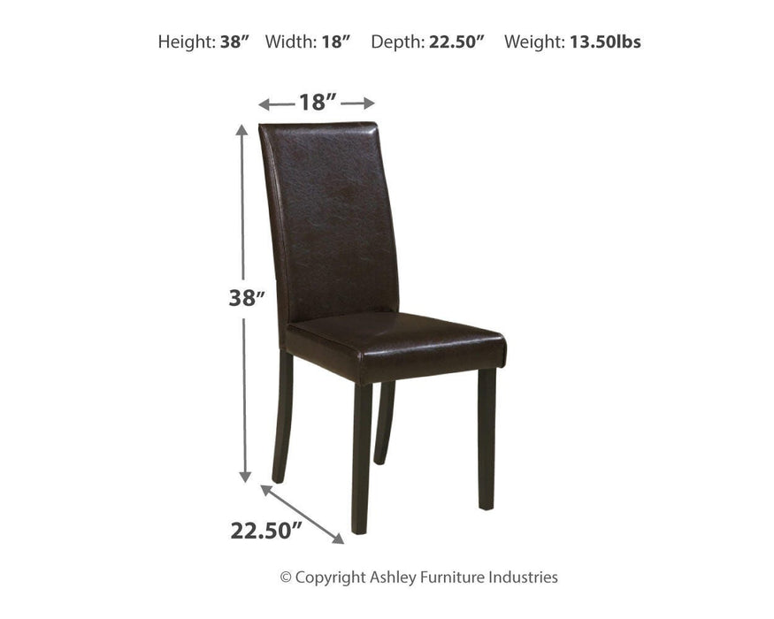 Kimonte Dining Chair - Venta Furnishings (San Antonio,TX)