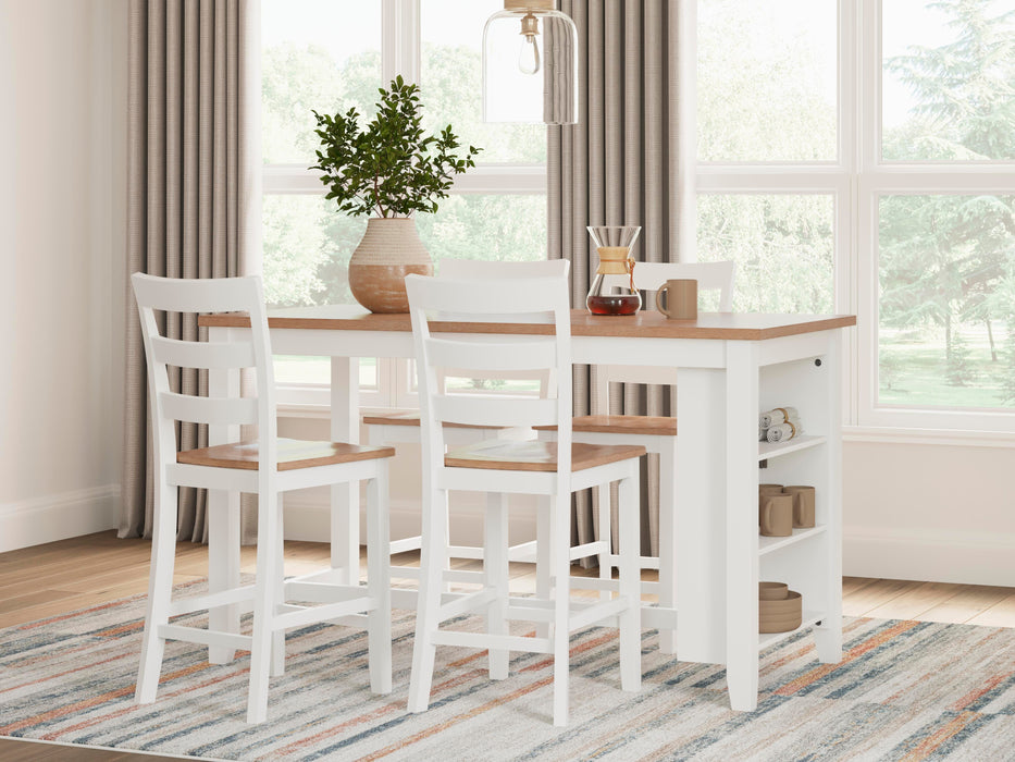 Gesthaven Counter Height Dining Table - Venta Furnishings (San Antonio,TX)