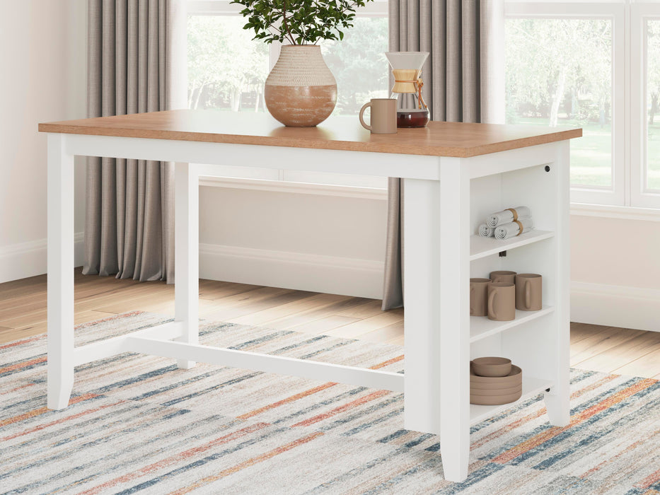 Gesthaven Counter Height Dining Table - Venta Furnishings (San Antonio,TX)