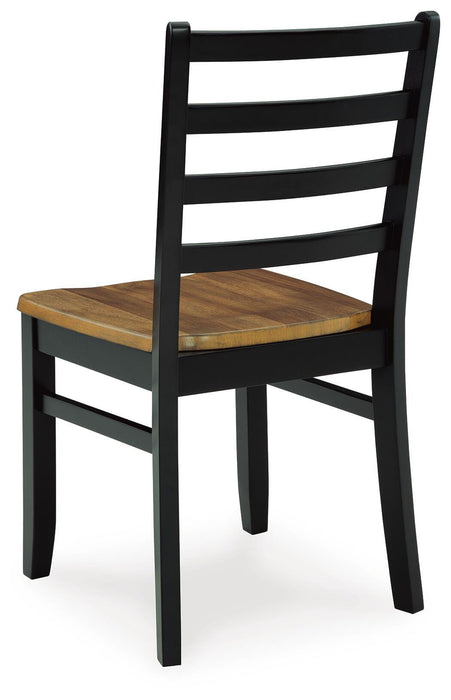 Blondon Dining Table and 6 Chairs (Set of 7) - Venta Furnishings (San Antonio,TX)