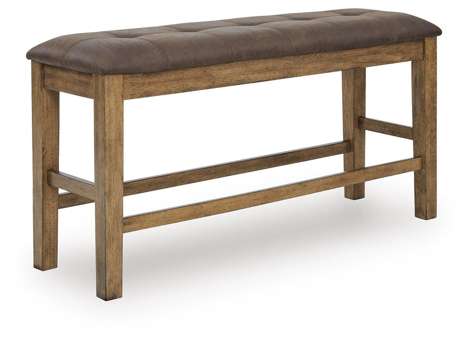 Urbinforte Counter Height Dining Bench - Venta Furnishings (San Antonio,TX)