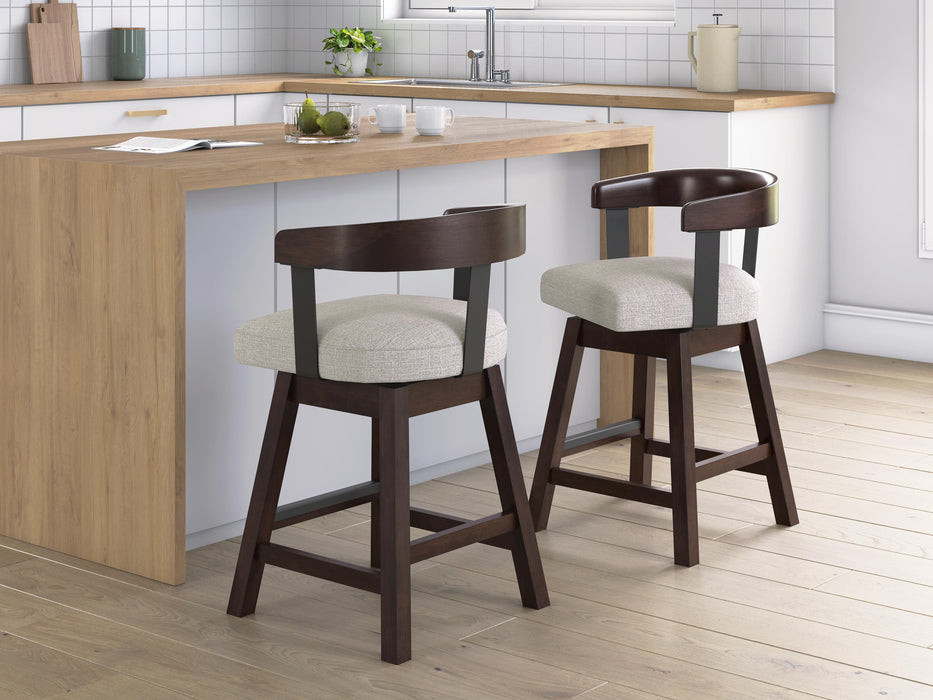 Haddigan Counter Height Barstool (Set of 2) - Venta Furnishings (San Antonio,TX)