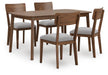 Tameride Dining Table and 4 Chairs (Set of 5) - Venta Furnishings (San Antonio,TX)