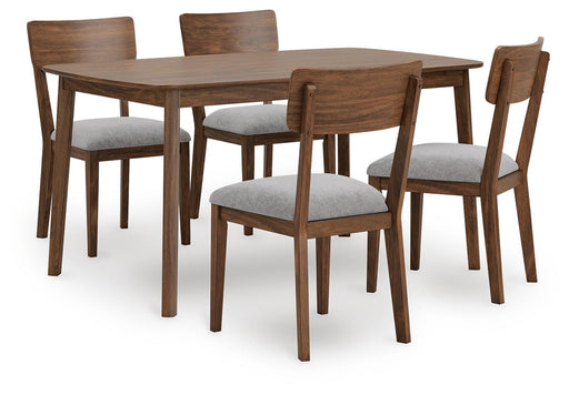 Tameride Dining Table and 4 Chairs (Set of 5) - Venta Furnishings (San Antonio,TX)
