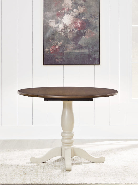 Wirloni Dining Drop Leaf Table - Venta Furnishings (San Antonio,TX)