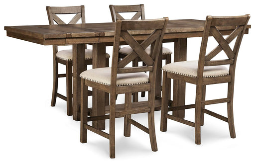 Moriville Counter Height Dining Set - Venta Furnishings (San Antonio,TX)