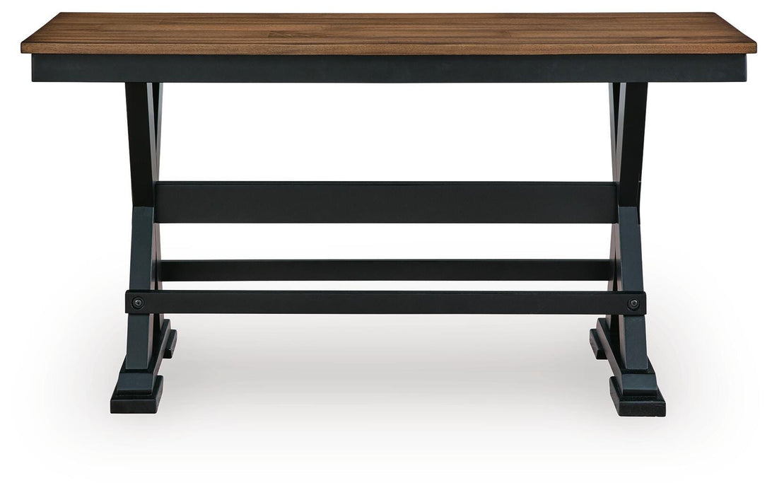 Wildenauer 48" Counter Height Bench - Venta Furnishings (San Antonio,TX)