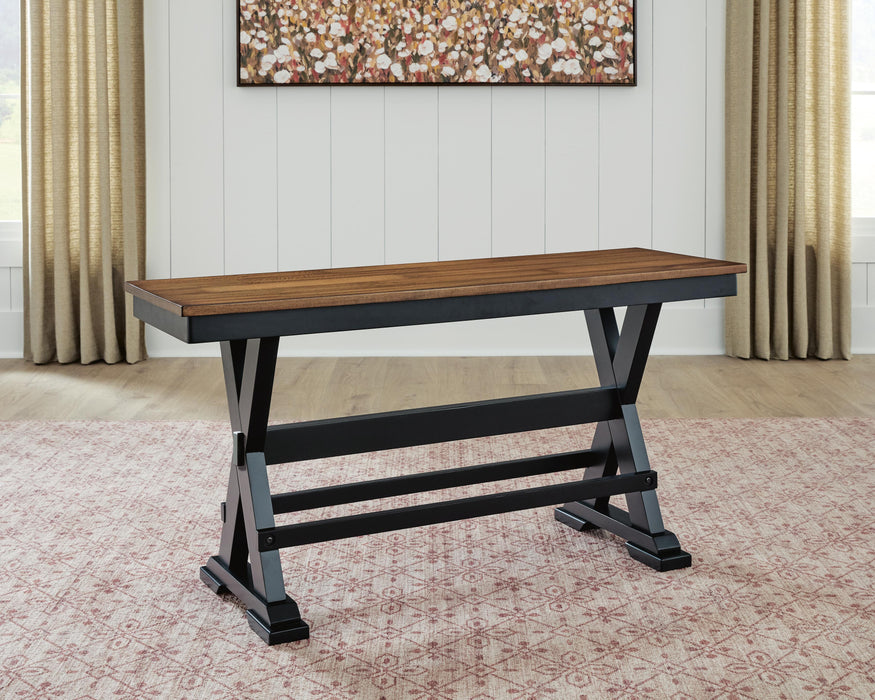 Wildenauer 48" Counter Height Bench - Venta Furnishings (San Antonio,TX)