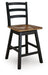 Wildenauer Counter Height Swivel Barstool - Venta Furnishings (San Antonio,TX)