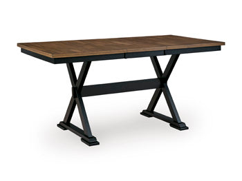 Wildenauer Counter Height Butterfly Extension Table - Venta Furnishings (San Antonio,TX)