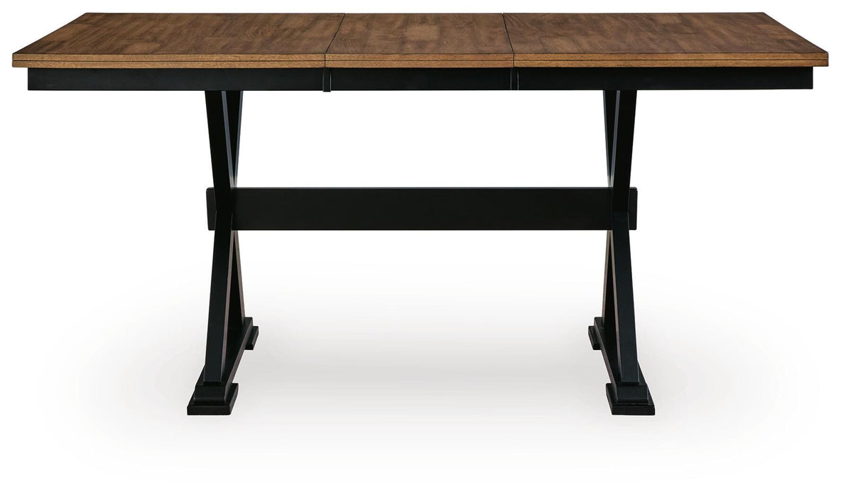 Wildenauer Counter Height Butterfly Extension Table - Venta Furnishings (San Antonio,TX)
