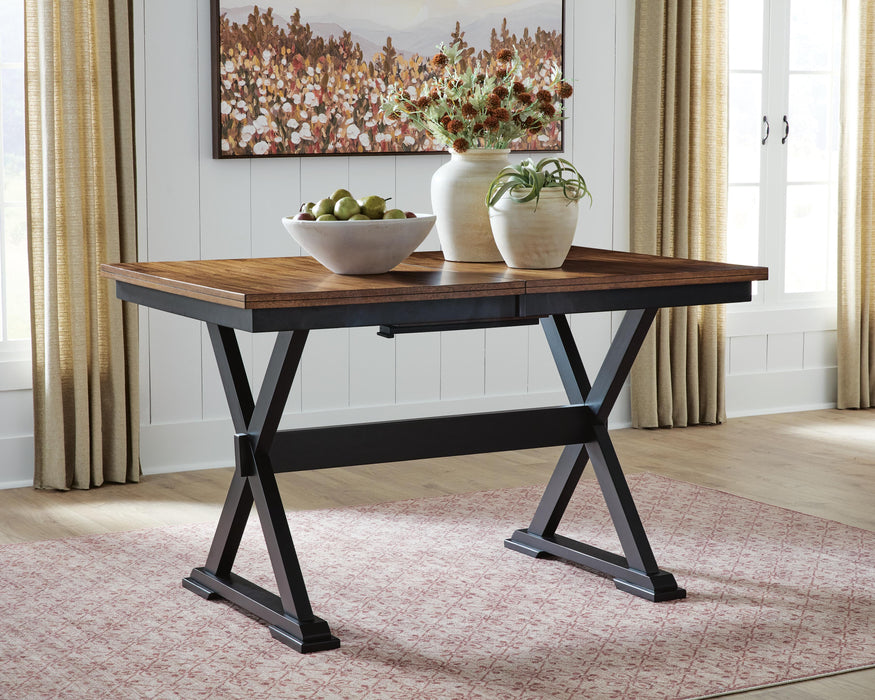 Wildenauer Counter Height Butterfly Extension Table - Venta Furnishings (San Antonio,TX)