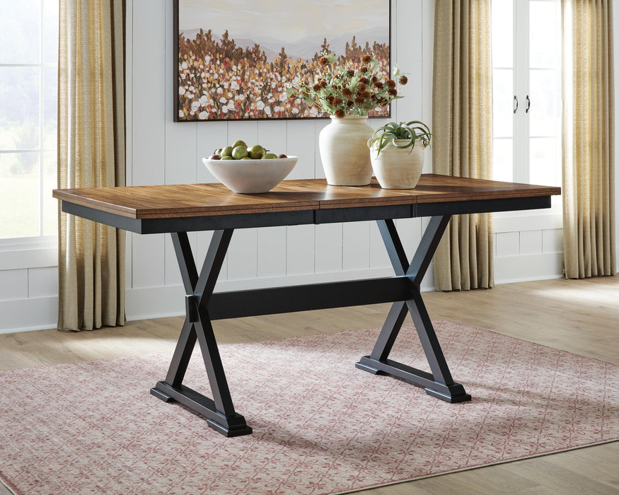 Wildenauer Counter Height Butterfly Extension Table - Venta Furnishings (San Antonio,TX)