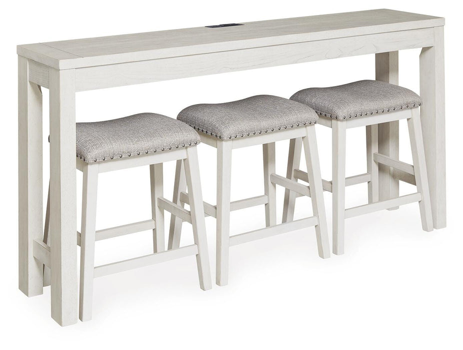 Robbinsdale Counter Height Dining Table and 3 Barstools Set - Venta Furnishings (San Antonio,TX)