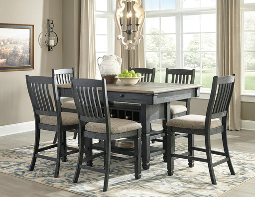 Tyler Creek Counter Height Dining Set - Venta Furnishings (San Antonio,TX)