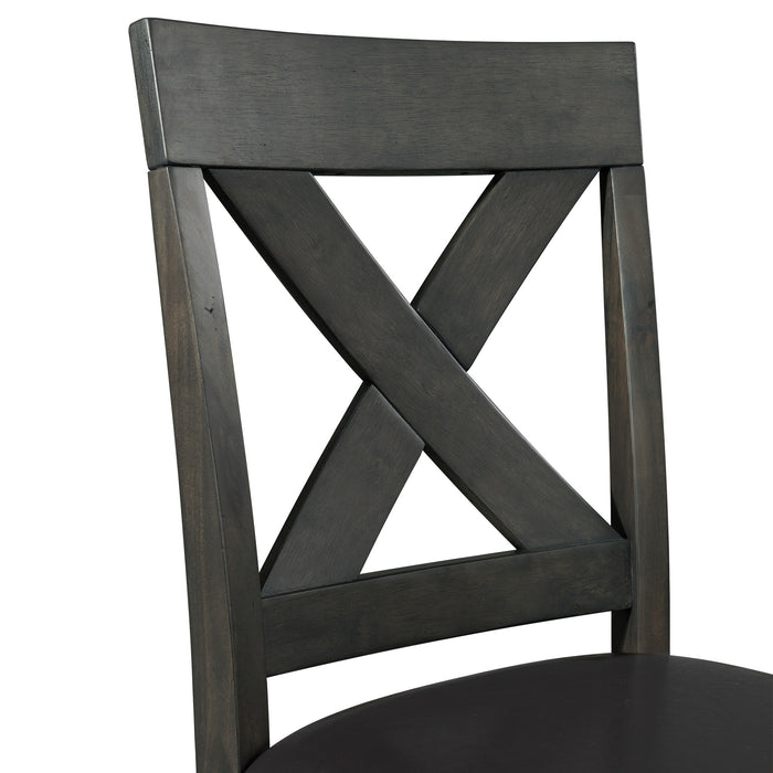 Alex 60" 7Pc Counter Dining Set - Venta Furnishings (San Antonio,TX)