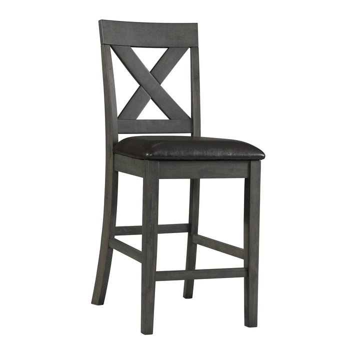 Alex 60" 7Pc Counter Dining Set - Venta Furnishings (San Antonio,TX)