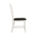 Martin 5 Pc Dining set (Dark Brown Top - White Base) - Venta Furnishings (San Antonio,TX)