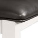 Martin 5pc Counter Set (Dark Brown Top - White Base) - Venta Furnishings (San Antonio,TX)