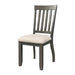 Stone Dining 7PC Set- Table, 4 Side Chairs, & 2 Parson Chairs - Venta Furnishings (San Antonio,TX)