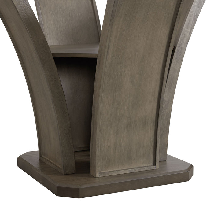 Dapper Grey Round Dining Table