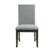 Donovan Upholstery Side Chair Dark (2 Per Pack) - Venta Furnishings (San Antonio,TX)