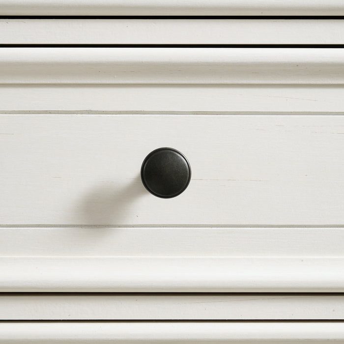 Eastwood Youth 7-Drawer Dresser in Brown and Off-White