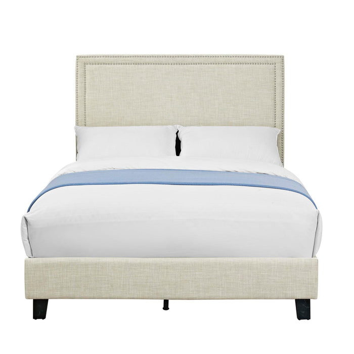 Erica Upholstered Twin Platform Bed - Venta Furnishings (San Antonio,TX)