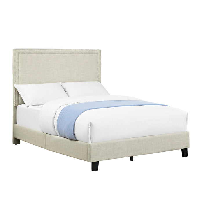 Erica Upholstered Twin Platform Bed - Venta Furnishings (San Antonio,TX)