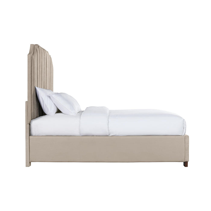 Harper Queen Upholstered Bed - Venta Furnishings (San Antonio,TX)
